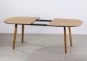 Flair Edelweiss 6-8 Seat Extending Dining Table Ash and Brass
