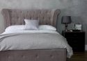 Limelight Epsilon Fabric Bed Frame in Mink