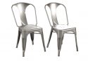 Dorel Finn Metal Dining Chairs Set of 2