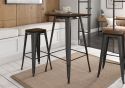 Dorel Fusion Square Bar Table