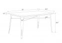 Dorel Fusion Rectangular Dining Table