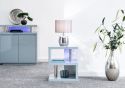 GFW Polar High Gloss LED Side Table