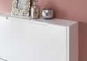 GFW Narrow High Gloss 3 Tier Shoe Cabinet