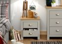 GFW Lancaster 2 Drawer Bedside