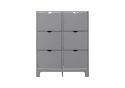 GFW Narrow 6 Drawer Shoe Cabinet