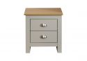 GFW Lancaster 2 Drawer Bedside