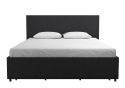 Novogratz Kelly Linen Storage Bed Frame