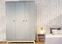 Mathy By Bols Madavin 3 Door Wardrobe With Natural Legs