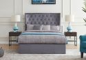 Flintshire Furniture Holway Grey Fabric Ottoman Bed Frame