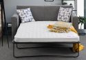 Sweet Dreams Kendal 2 Seater Fabric Sofa Bed sleeps 2 wide range of fabric choices tensioned sprung base microfibre block mattress