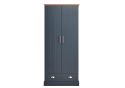 GFW Kendal 2 Door 1 Drawer Wardrobe