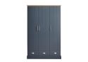 GFW Kendal 3 Door 3 Drawer Wardrobe