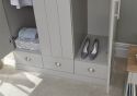 GFW Kendal 3 Door 3 Drawer Wardrobe