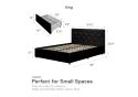 Dorel Dakota Faux Leather Storage Bed