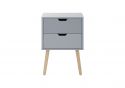 GFW Nyborg Single 2 Drawer Bedside