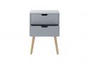 GFW Nyborg Single 2 Drawer Bedside