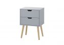 GFW Nyborg Single 2 Drawer Bedside