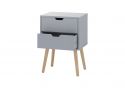 GFW Nyborg Single 2 Drawer Bedside