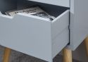 GFW Nyborg Single 2 Drawer Bedside