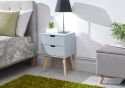 GFW Nyborg Single 2 Drawer Bedside