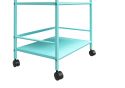 Novogratz Cache Metal Rolling Cart