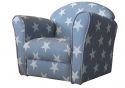 Kidsaw Mini Armchair, Grey  White Stars