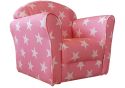 Kidsaw Mini Armchair, Pink White Stars