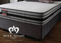 Myer Latex 2000 Divan Corner - Shown in plush velvet steel fabric