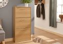 GFW Stirling Three Tier Shoe Cabinet