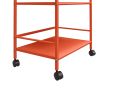 Novogratz Cache Metal Rolling Cart