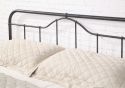 Flintshire Furniture Oakenholt Black & Silver Metal Bed Frame