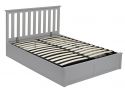 LPD Oxford Grey Wooden Ottoman Bed Frame