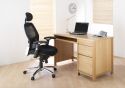 Alphason Portland Mesh Back Office Chair Black