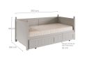 Little Folks Furniture Fargo Day Bed with Trundle