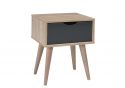 LPD Scandi 1 Drawer Lamp Table