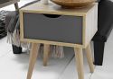 LPD Scandi 1 Drawer Lamp Table