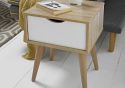 LPD Scandi 1 Drawer Lamp Table