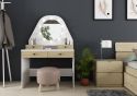 Trasman Star Vanity Table Oak & White