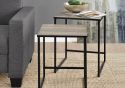 Dorel Stewart Nesting Tables Weathered Oak