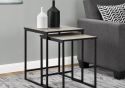 Dorel Stewart Nesting Tables Weathered Oak