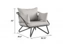 Novogratz Teddi Outdoor Lounge Chairs 2 Piece