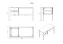 Noomi Aponi Desk With Drawers