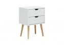 GFW Nyborg Single 2 Drawer Bedside