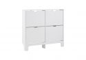 GFW Narrow 4 Drawer Shoe Cabinet