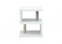 GFW Polar High Gloss LED Side Table