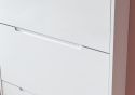 GFW Narrow High Gloss 3 Tier Shoe Cabinet