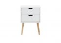 GFW Nyborg Single 2 Drawer Bedside