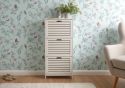 GFW Bergen Three Tier Shoe Cabinet