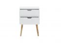 GFW Nyborg Single 2 Drawer Bedside