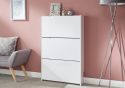 GFW Narrow High Gloss 3 Tier Shoe Cabinet